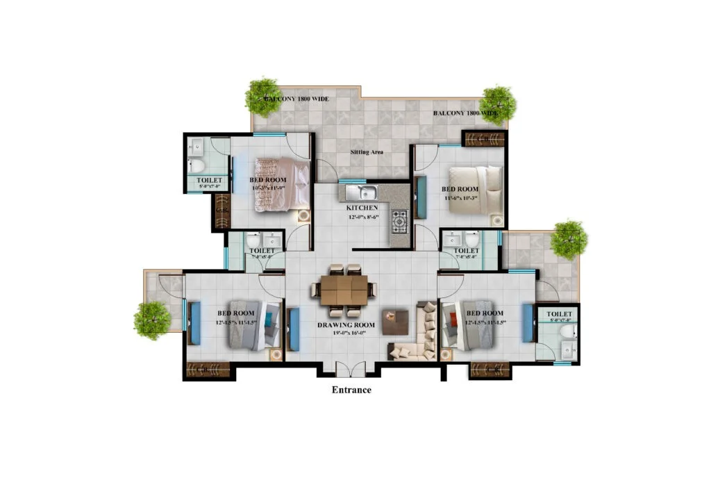 Adore Legend Floor plan